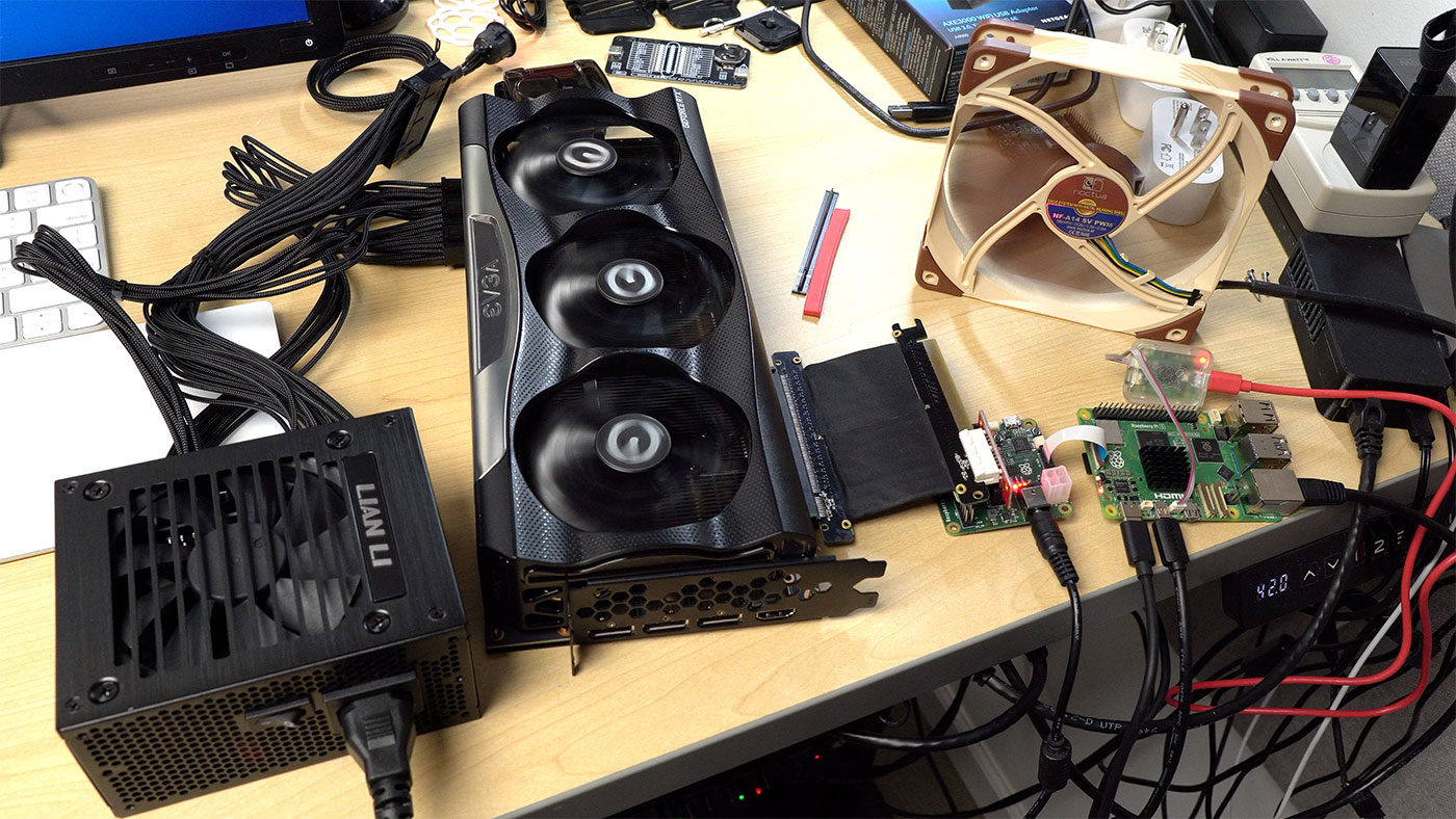 Jeff Geerling tests a 3080Ti with Raspberry Pi